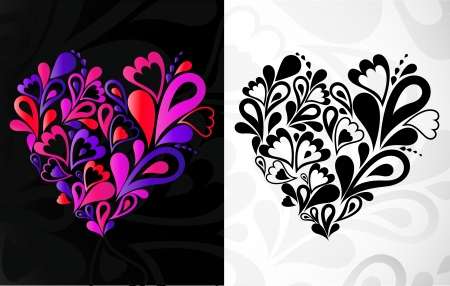 Two hearts  のイラスト素材