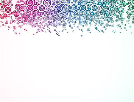Abstract background with colorful circle  Vectorのイラスト素材