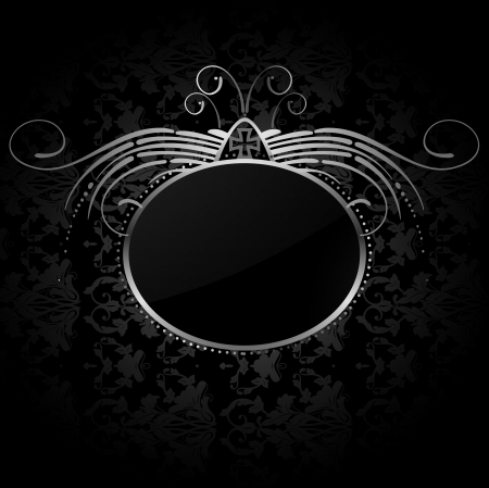 Royal background with silver frame のイラスト素材