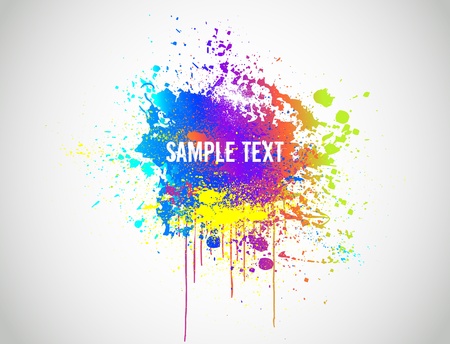 Abstract Paint Splash Background  Vector illustrationのイラスト素材