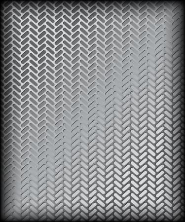 Seamless trace of the tyre  Vector silver backgroundのイラスト素材