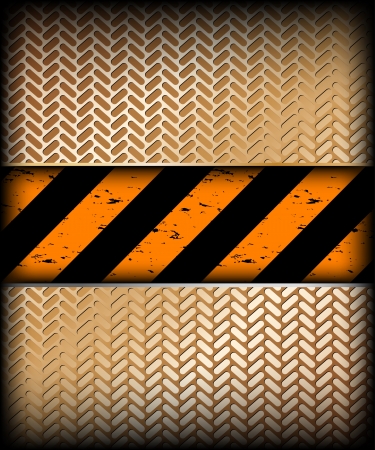 Warning stripe with gold texture  Vectorのイラスト素材