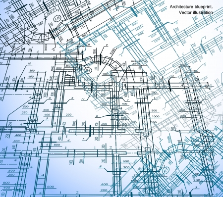 Architecture house plan backgroundのイラスト素材
