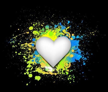 Valentine s Day grunge background  Vector のイラスト素材
