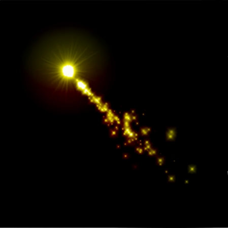 Light flare effect のイラスト素材