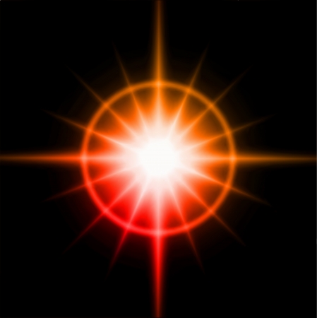 Light burst, fireworks, lens flare のイラスト素材