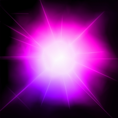 Light flare pink effect のイラスト素材