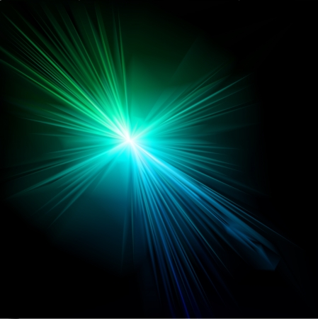 Light flare blue effect  のイラスト素材