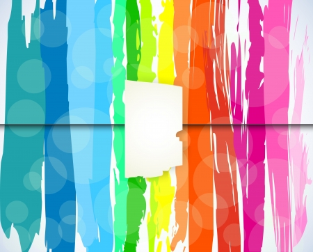 Grunge Background with Label のイラスト素材