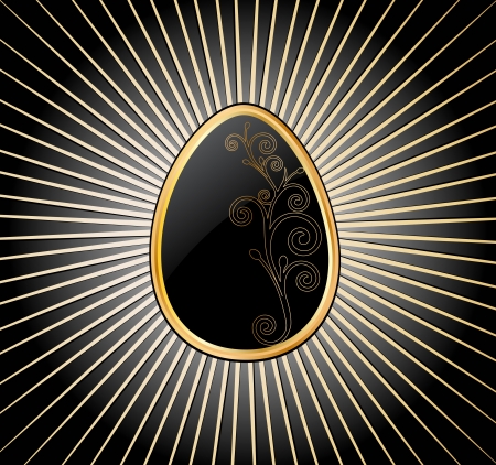 Easter egg. decorative illustration for graphic design.のイラスト素材