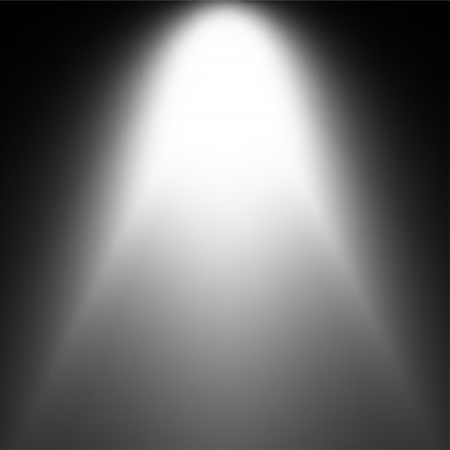 Shiny Starburst of blue and white on black  のイラスト素材