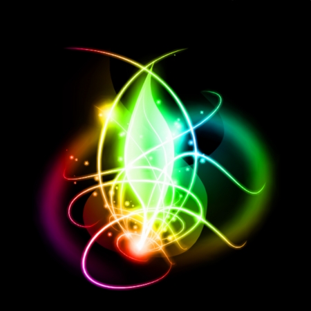 Abstract color background with lighting effect. Vectorのイラスト素材