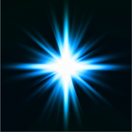 Light flare blue effect  Vectorの写真素材