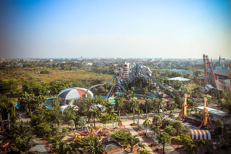 BANGKOK, THAILAND, 2013 MARCH 30 Siam park city with attraction.の写真素材
