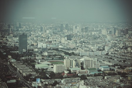Thailand bangkok view from Baiyoke Tower on 29 march 2013の写真素材