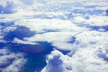 clouds and sky view from a airplane