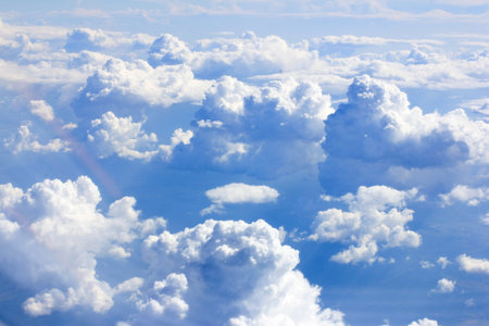 clouds and sky view from a airplane