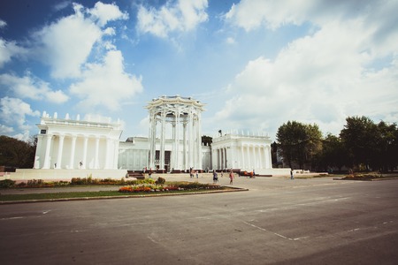 The main pavilion ENEA park in Moscow. Russiaのeditorial素材