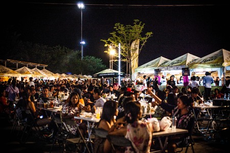 Music Festival on show bikes. Thailand. Koh Samuiのeditorial素材