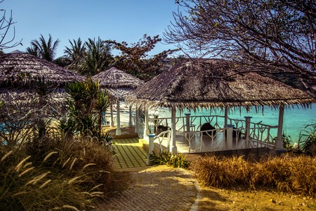 Tropical island in thailandの写真素材