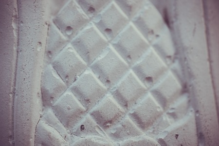 Closeup view of architectural decorative elementの写真素材