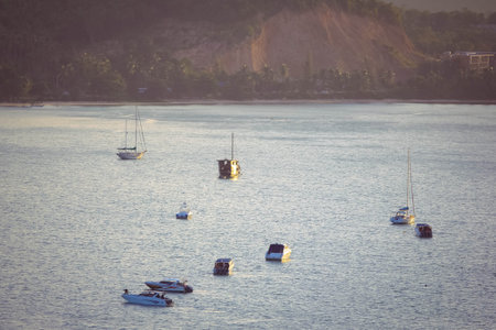 Dramatic View from Mountain to Sea on Samui island,Thailand