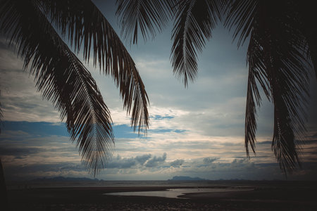 View from view point of Samui island in Thailandの写真素材