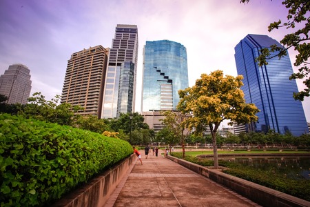 Bangkok city view. Landscape Thailandの写真素材