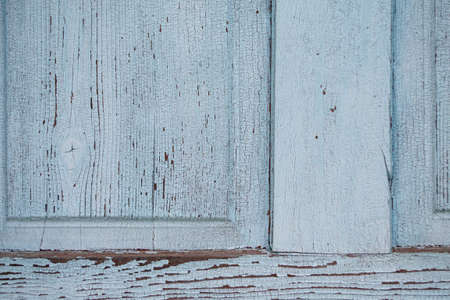 Old painted wooden door. Background or texture. Close-up.の写真素材