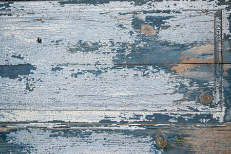Old blue painted wood texture. Abstract background and texture for design.の写真素材