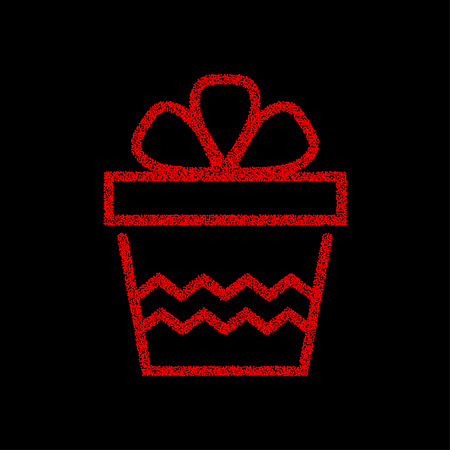 Present vector icon.のイラスト素材