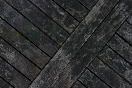 Old grey and black grunge woodの写真素材