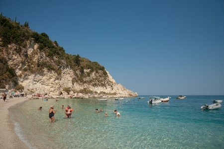 Ag  Nikitas beachのeditorial素材