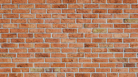 Background of brick wall texture. Red brick wall texture background for design.の写真素材