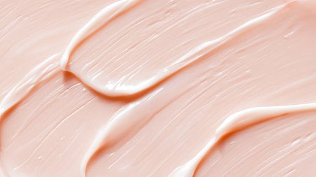 Smooth Pink Cream Smear Textureの写真素材