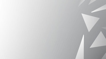 Gray and White Abstract Triangle Background Designの写真素材