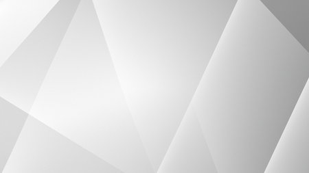 Modern Geometric White and Gray Triangle Backgroundの写真素材