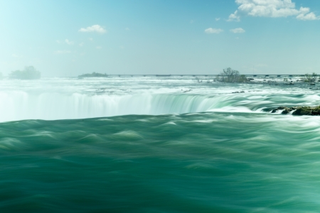 Horseshoe Falls in Niagara, Ontario, Canadaの写真素材