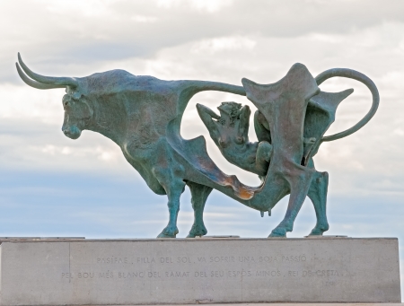 Three tons copper sculpture in Dのeditorial素材