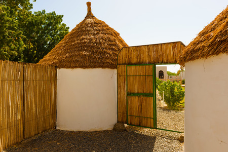 Charles Bonnet Nubian Village in Dongola, Sudanの写真素材