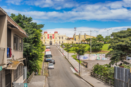 San Jose, Costa Rica - November2, 2016: View at the street leading to Children Museum in San Jose, Costa Rica.のeditorial素材