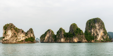 Halong Bay in Vietnamの写真素材