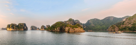 Halong Bay in Vietnam is  most visited place near Hanoi.の写真素材