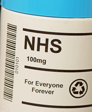 The National Health Service in Tablet Formの写真素材