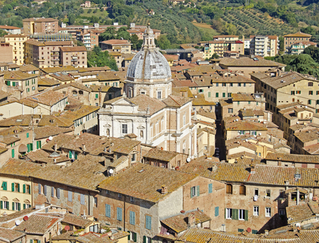 City in Tuscany, Italyの写真素材