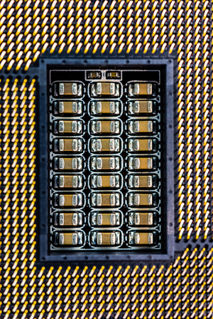 Computer socket close upの写真素材