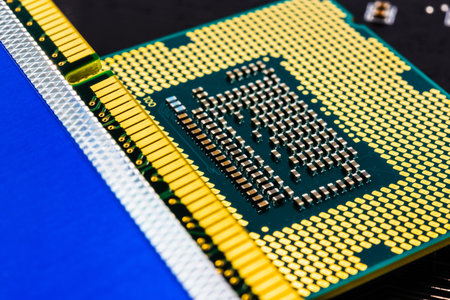 Microchip and memory on the system board