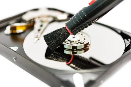 Cleaning the hard disc drive