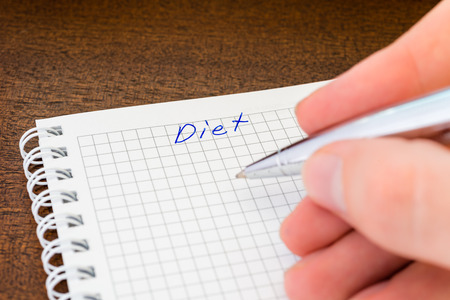 Planning the dietの写真素材