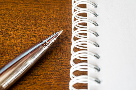 Pen with the notebookの写真素材